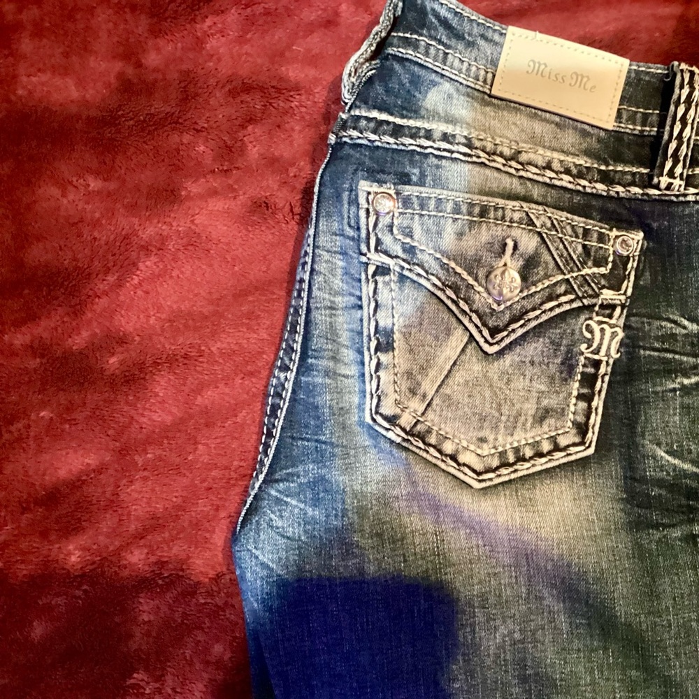 Miss Me New Jeans Without Tags 28/33 Straight leg, Mid Rise waist